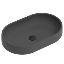 Norma 550mm Matte Oval Concrete Above Counter Basin
